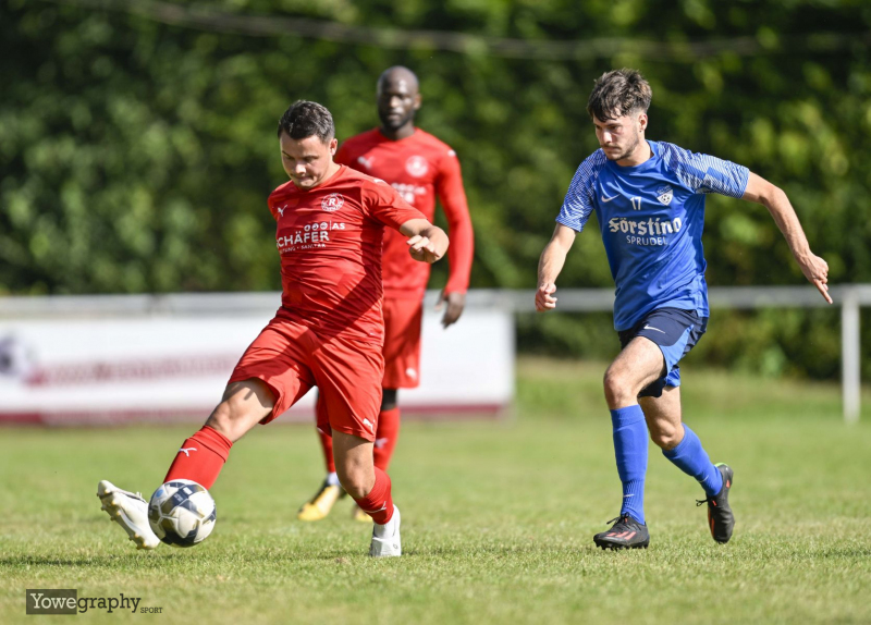 RSV Rothemann - FSV Thalau Noah Odenwald gegen Fin Milius Storch