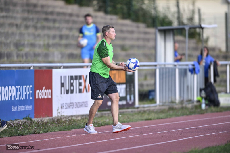 SV Großenlüder - SG Freiensteinau Trainer Dominik Möller