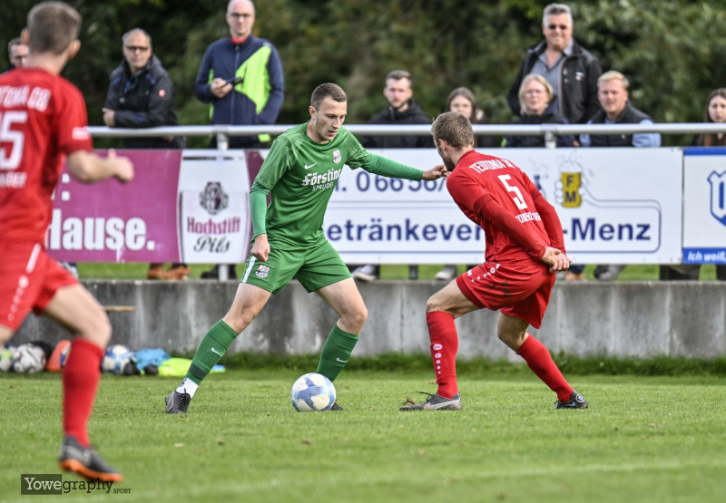 TSG Lütter - SV Großenlüder Maxim Koch gegen Jakob Schneider