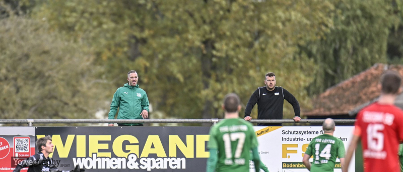 TSG Lütter - SV Großenlüder Sebastian Bartel mit Mario Müller