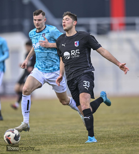 SG Barockstadt - Göppinger SV Levin Steinbrenner mit Niklas Antlitz