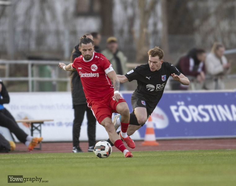 SG Barockstadt - Bahlinger SC: Hasan Pepic gegen Moritz Dittmann