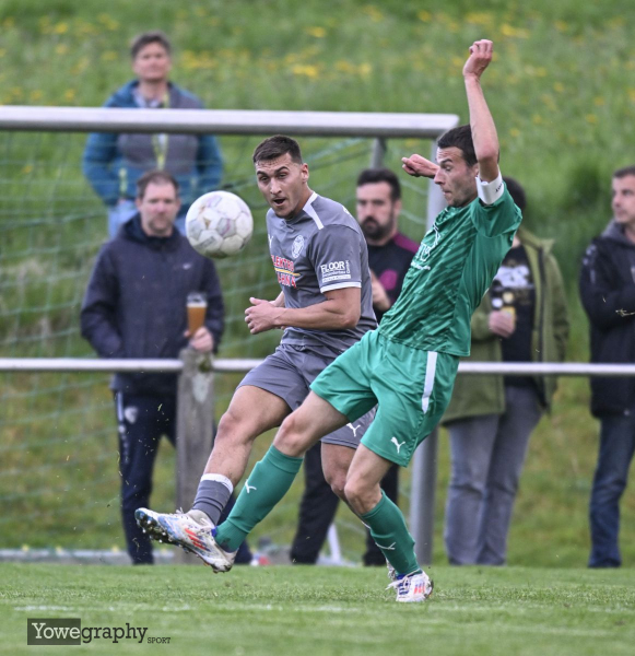 Pokal FSV Pfordt - SV Steinbach: Luca Feick gegen Dennis Reichmann