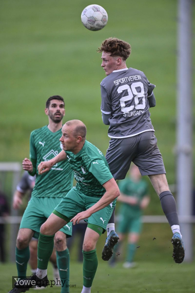Pokal FSV Pfordt - SV Steinbach: David Brähler gegen Darian Jung