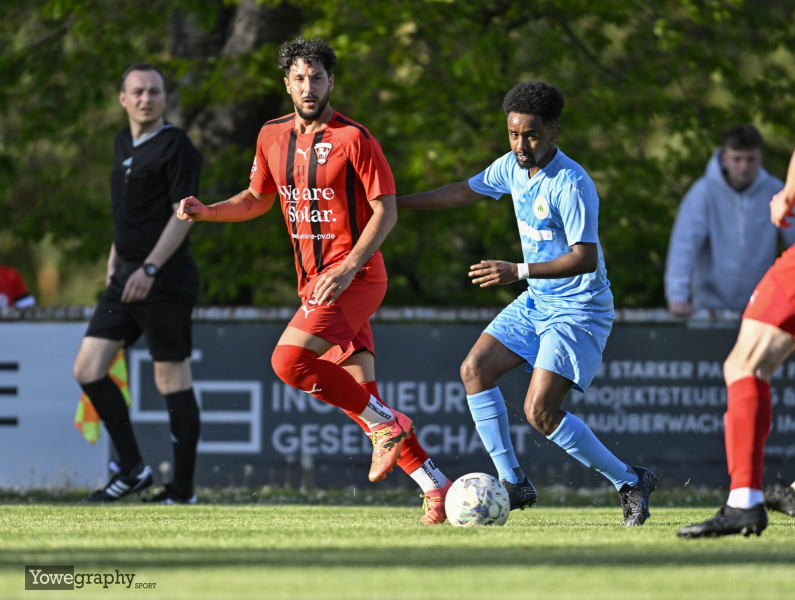 Pokal TSV Künzell - SG Bronnzell: Sven Bambey gegen Munir Tekleyes