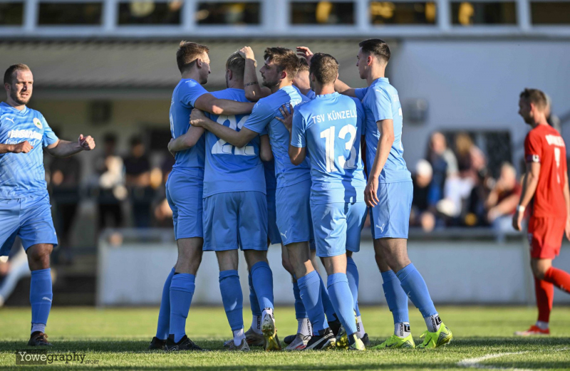 Pokal TSV Künzell - SG Bronnzell: Jubel