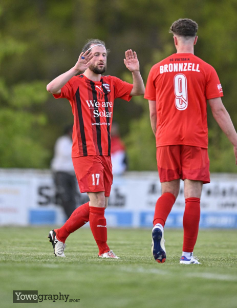 Pokal TSV Künzell - SG Bronnzell: Marek Weber gegen Elias Hahl