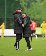 SG Dietershausen Friesenhausen - SC Motten: Imal Schersadeh mit Luca Estevez