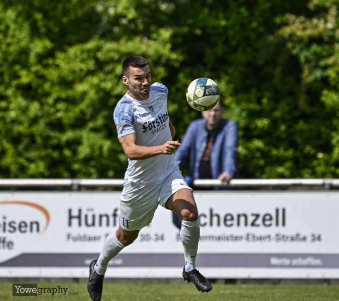 Hünfelder SV - TuS Hornau: Maximilian Fröhlich