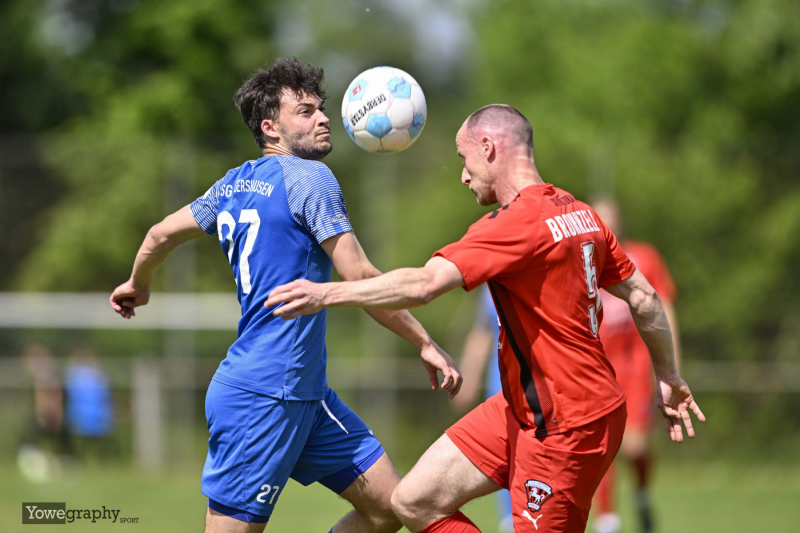 SG Bronnzell - TSG Sandershausen: Yannick Billing gegen Julian Pecks