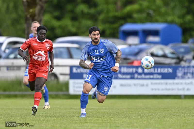 FC Eichenzell - OSC Vellmar: Ferhat Yildiz gegen Maximilian Agyekum
