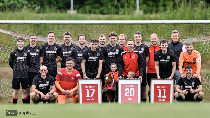 TSV Künzell - SV Großenlüder: Gruppenfoto