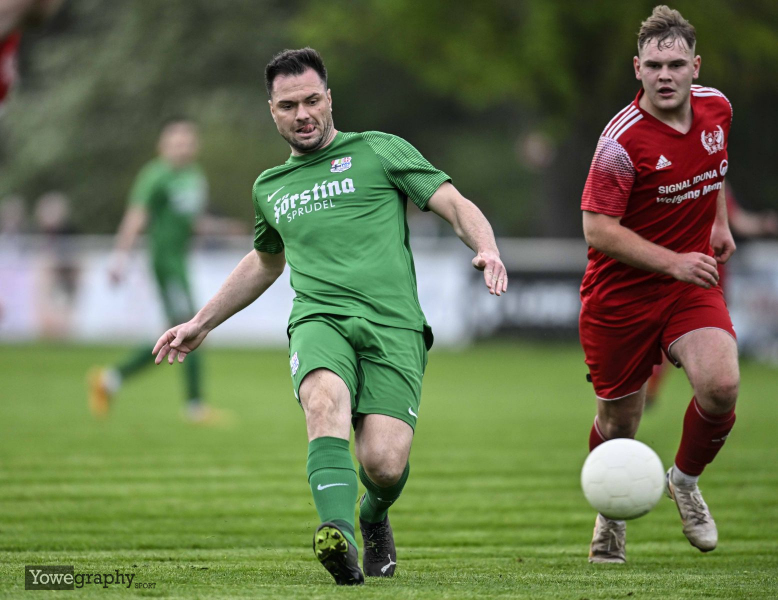 TSG Lütter - SG Oberzell: Florian Münkel gegen Hannes Langner