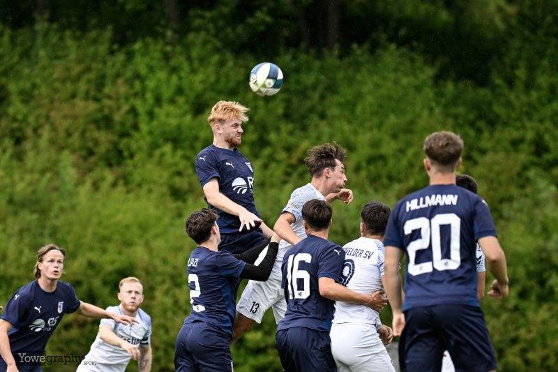 Hünfelder SV - SG Barockstadt: Milian Habermehl