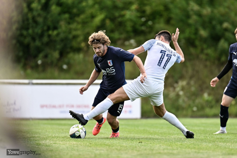 Hünfelder SV - SG Barockstadt: David Siebert gegen Maximilian Fröhlich