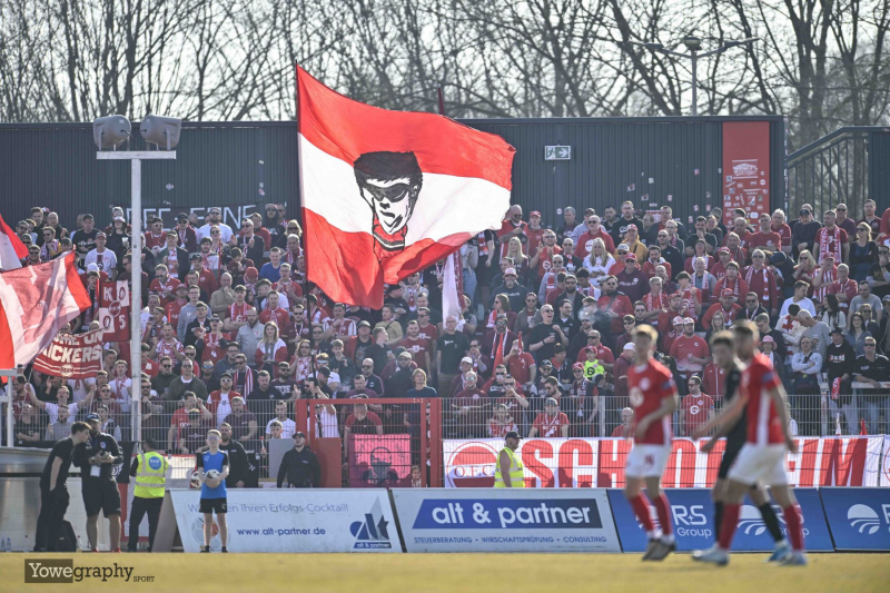 SG Barockstadt - Offenbacher Kickers: OFC Fans Zuschauer