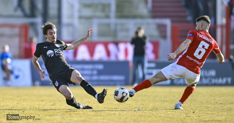 SG Barockstadt - Offenbacher Kickers: Keanu Kraft gegen Daniel Dejanovic
