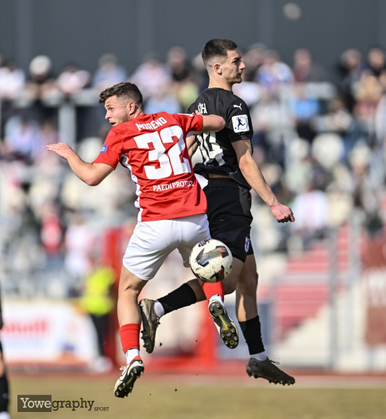SG Barockstadt - Offenbacher Kickers: Vincent Moreno Giesel gegen Marius Köhl