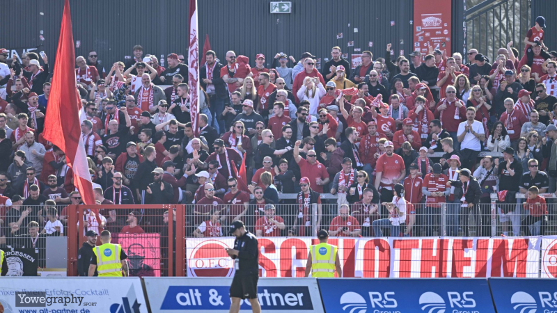 SG Barockstadt - Offenbacher Kickers: OFC Fans Zuschauer