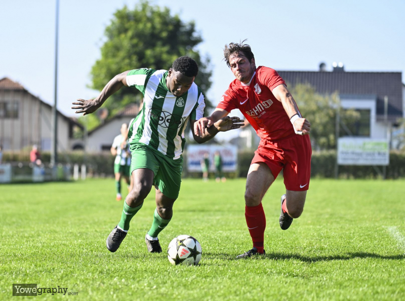 SV Hofbieber - SG Bad Soden: Alexander Okyere gegen Lukas Haas