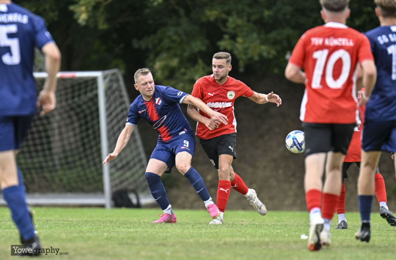 SG Sickels - TSV Künzell: Angel Natsev gegen Marcel Huder