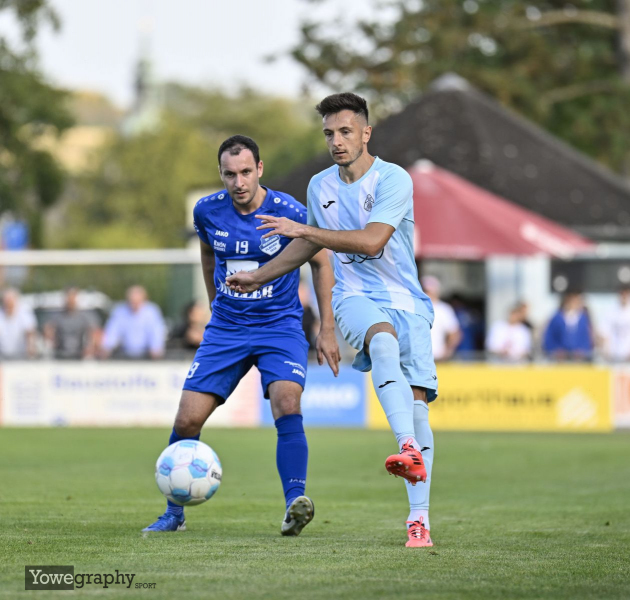 SV Flieden - SG Bad Soden: Marius Kullmann gegen Mirza Kovac