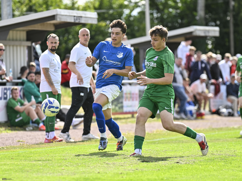 TSV Weyhers - TSG Lütter: Justus Weiser gegen Noah Maienschein