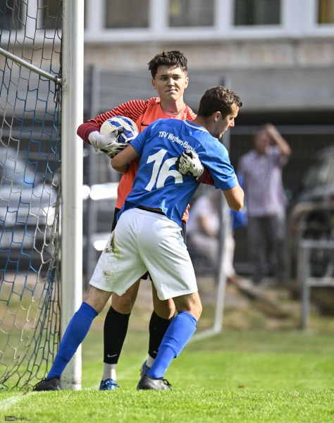 TSV Weyhers - TSG Lütter: Marius Arnold gegen Leon Rüther