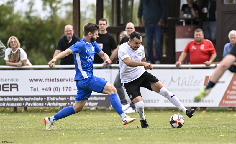 SV Wölf - SV Großentaft: Dominik Lock gegen Marko Curic