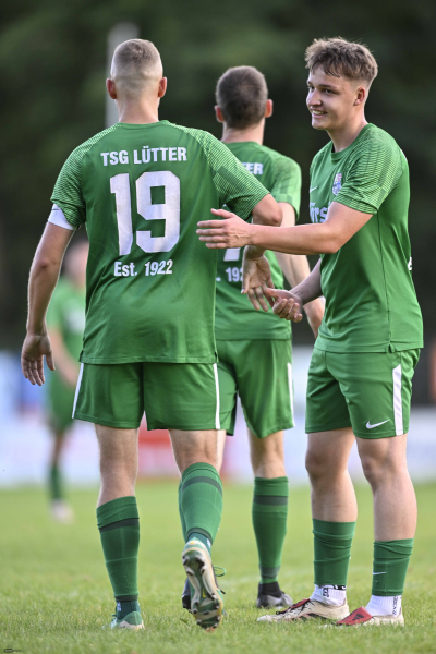 TSV Rothemann - TSG Lütter: Florian Schertell mit Noah Maienschein