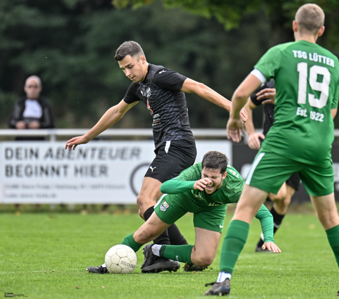 TSG Lütter - SV Mittelkalbach: Jonas Kress gegen Niklas Kremer