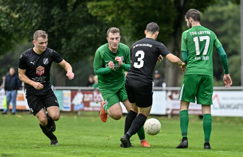 TSG Lütter - SV Mittelkalbach: Felix Leinweber gegen Maxim Koch