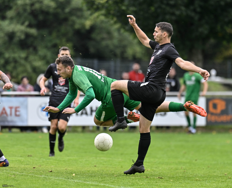 TSG Lütter - SV Mittelkalbach: Maxim Koch gegen Markus Betz
