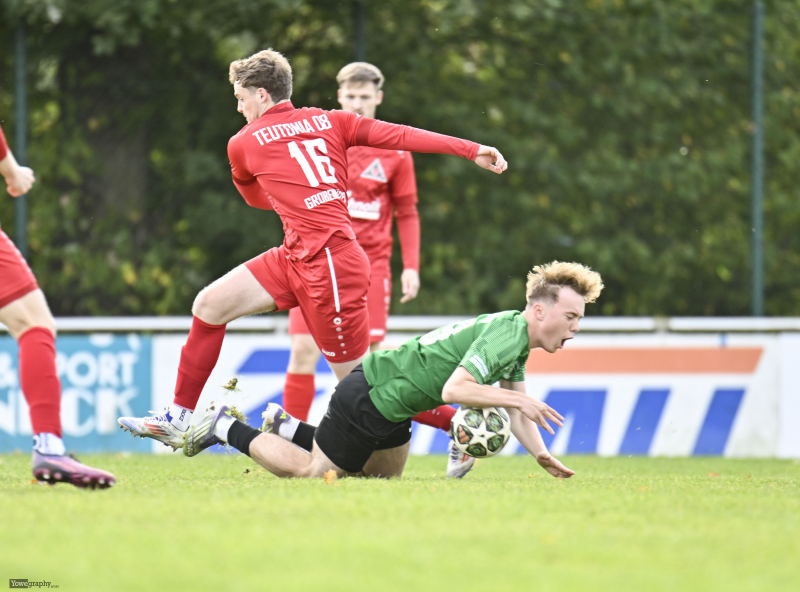 SV Teutonia Großenlüder - FSG Vogelsberg: Henrik Ziegler gegen Niklas Nettbohl