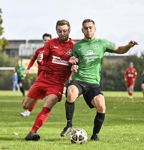 SV Teutonia Großenlüder - FSG Vogelsberg: Fabian Lehmann gegen Jakob Schneider