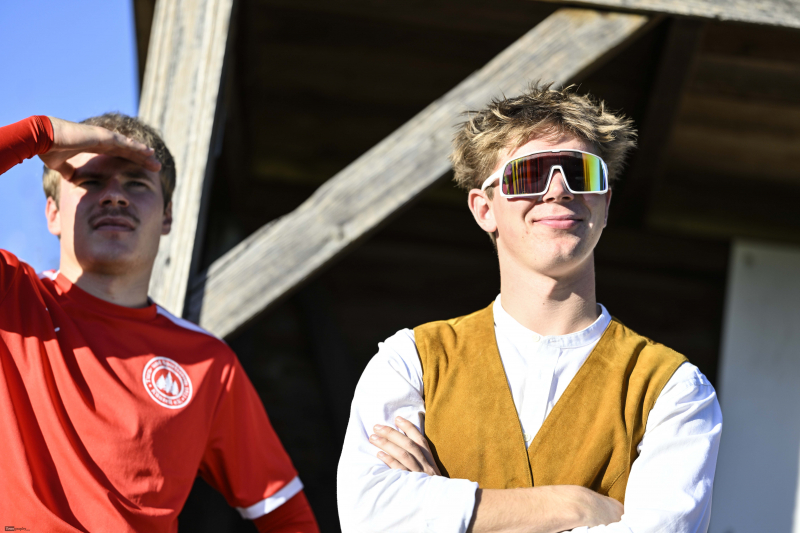 TSV Künzell - ESV Hönebach: Louis Klering mit Jonas Mihm