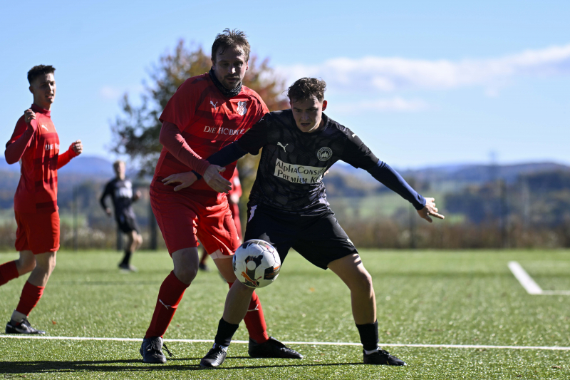 TSV Künzell - SV Hofbieber: Carl-Sebastian Dege gegen Aaron Goldbach