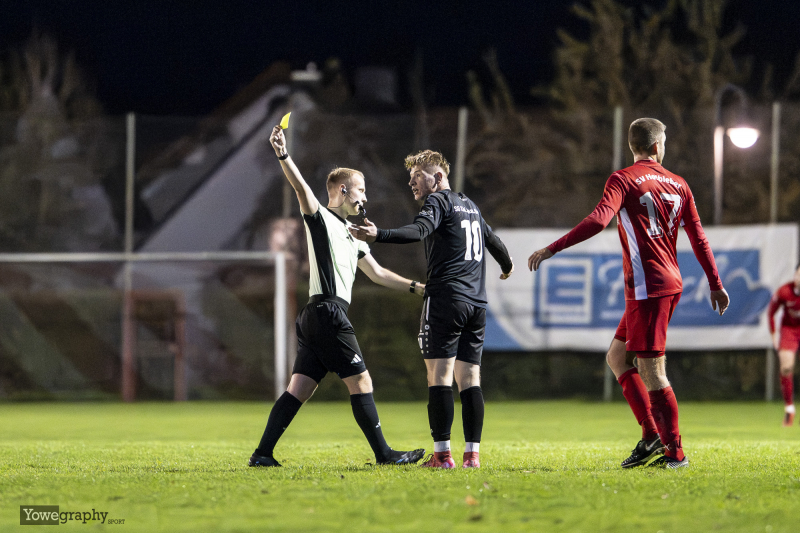 SV Hofbieber - SG Klei Hun Do: Dominic Dylka gelbe Karte gegen Florian Baldauf