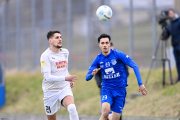 SV Flieden - SV Steinbach: Lukas Hildenbrand gegen Leandro Müller