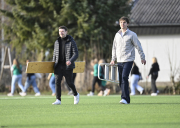 Damen SG Barockstadt - Damen TSG Lütter: Chris Grösch mit Lennox Lötters