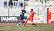 SG Barockstadt Fulda Lehnerz - Mainz 05 II: Kevin Hillmann gegen Dennis Azakir