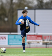 Hünfelder SV - FC Hanau 93: Luca Uth