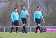 SV Großenlüder - TSV Künzell: SR Nico Eberhardt mit SRA Jens Uwe Bickert und SRA Lukas Fischer