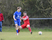 Pokal SG Rückers - SV Flieden: Merlin Sippel gegen Alexander Müller
