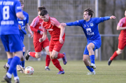 Pokal SG Rückers - SV Flieden: Rafael Best gegen Angelo Karniej-Latzko