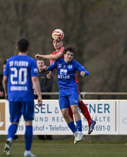 Pokal SG Rückers - SV Flieden: Rafael Best gegen Felix Hack