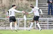 SV Germania Fulda - SC Borussia Fulda: Mevlan Xhaferi mit Hussein Osman