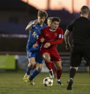 SV Hofbieber - FC Eichenzell: Noah Gradl gegen Philipp Pfeiffer