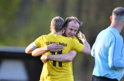 RSV Margretenhaun - SC Motten: Marius Gruber mit Niko Schreiner