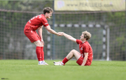 SV Großenlüder - SG Elters Eckwb Schwb: Henrik Ziegler mit Niklas Wese